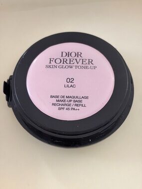 Dior Forever Skin Glow Tone-Up Makeup Base 02 Lilac REFILL NEW
